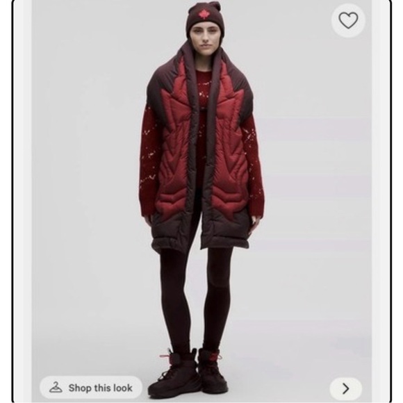 Lululemon Team Canada Quilted Wrap Vest - Picture 2 of 3